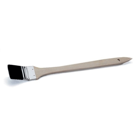 GORDON BRUSH 1" Flat Paint Brush, Hog Hair Bristle, Wood Handle, 12 PK R10014